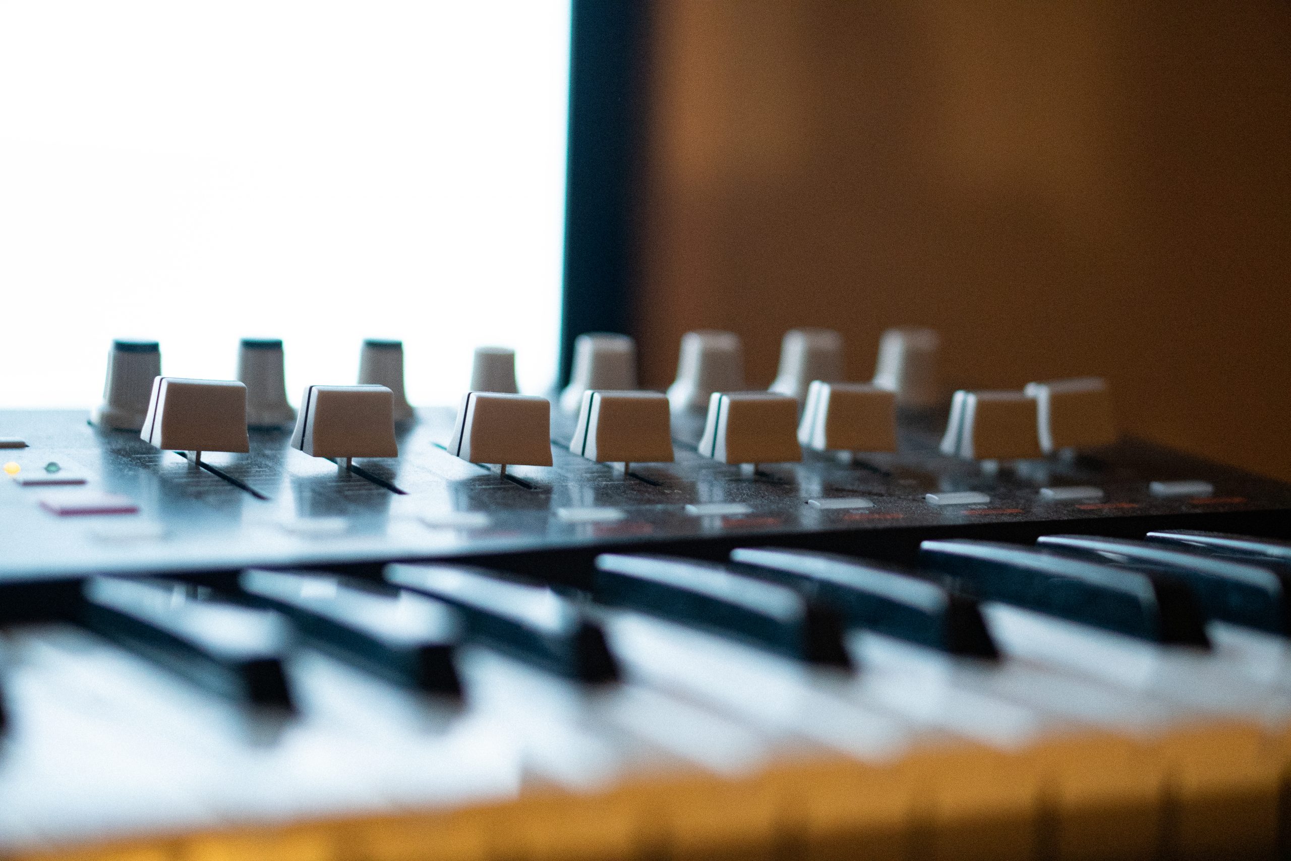 Keyboard music recording photo